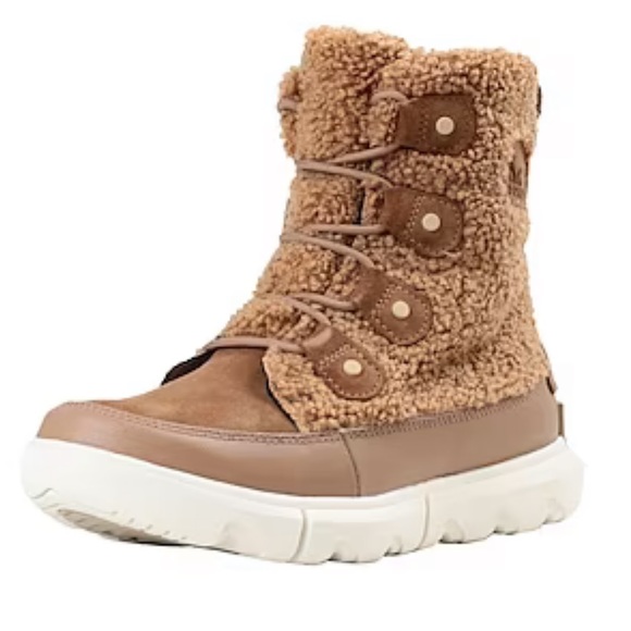 NWT EXPLORER™ II JOAN COZY SHERPA WINTER BOOT Delta Fawn Taupe Tan | Size 8.5 - Picture 3 of 11